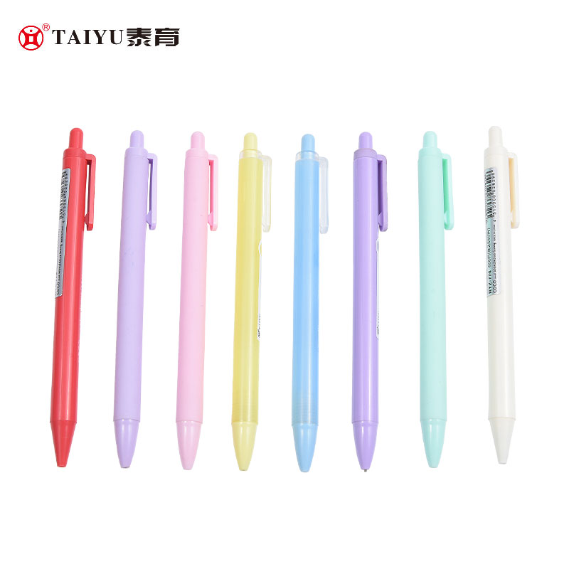Pelajar Menggunakan Roll Ball Pen Dengan Warna Gula-gula Klasik Boleh Disesuaikan