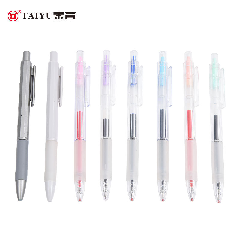 Penggunaan Pejabat Roll Ball Pen Dengan Pemegang Pen Berbilang Warna Gaya Klasik