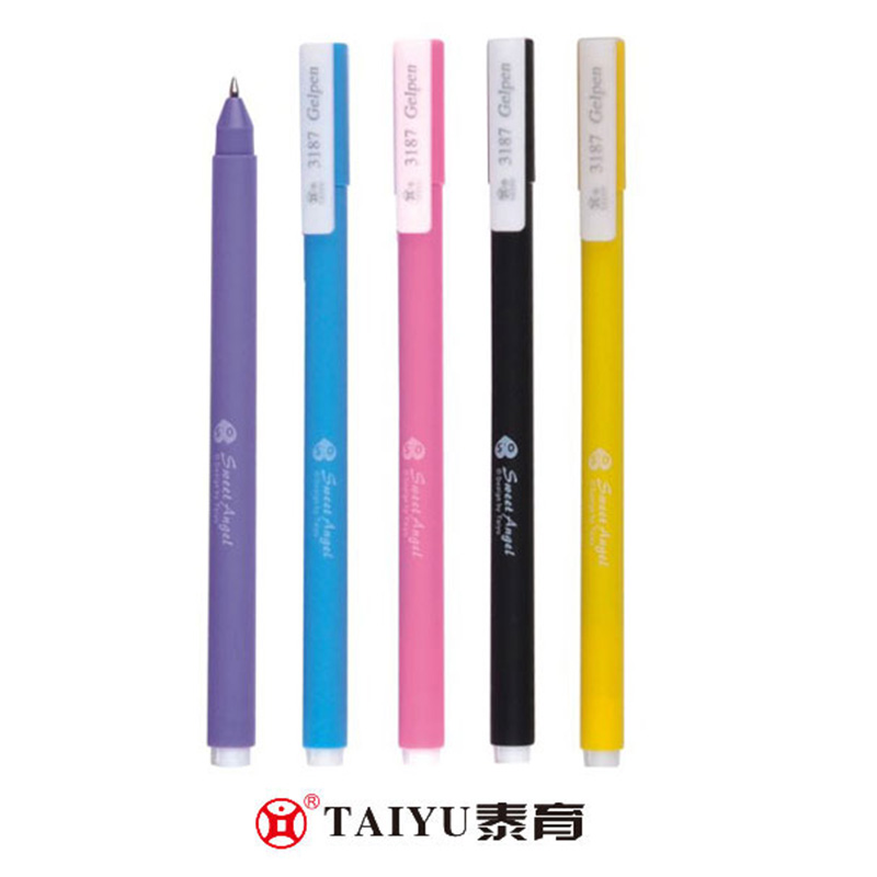 Pelajar Menggunakan Roll Ball Pen Dengan Penutup Pen Warna Costomized Roll Ball Pen 3187