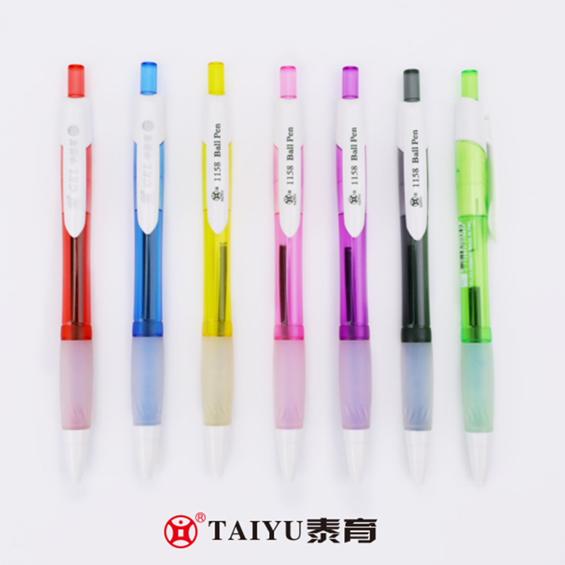 Penggunaan Pejabat Roll Ball Pen Dengan Pemegang Pen Warna Lutsinar Roll Ball Pen 1158